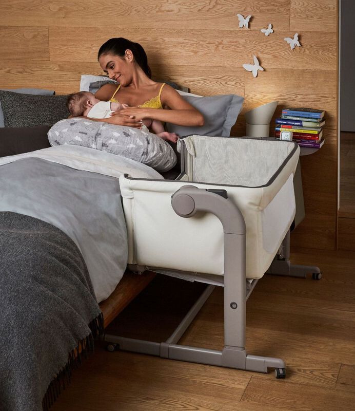 Next2me Magic Co-Sleeping Crib (Cool Grey) image number null